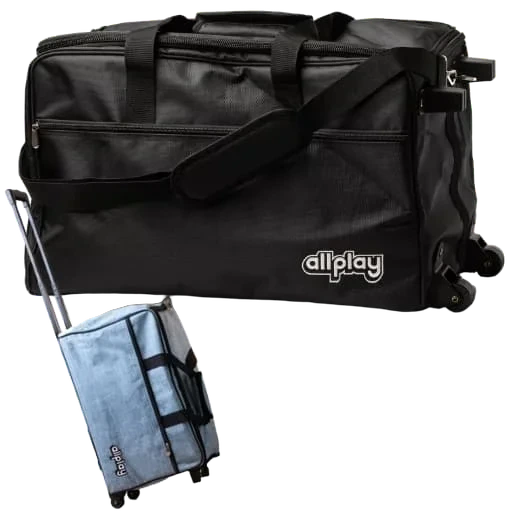 Caja del juego Rolling Board Game Bag - Carbon Fiber Black