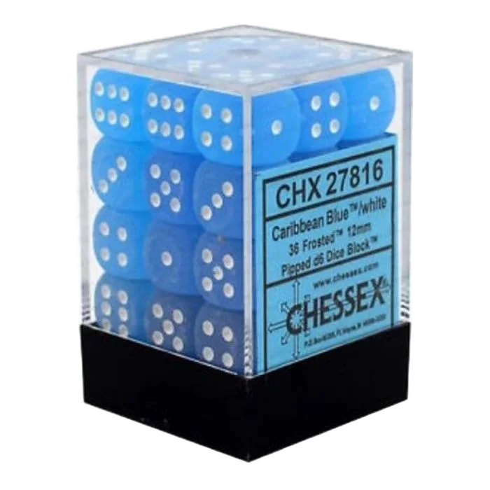 Caja del juego D6 Dice Block Chessex 300 (Color Surtido)