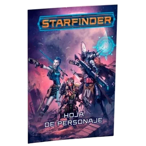 Caja del juego Starfinder - Hoja de Personaje En Español