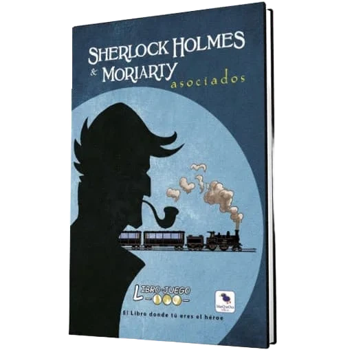 Caja del juego Sherlock Holmes y Moriarty: Asociados