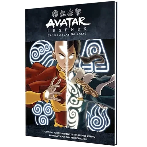 Caja del juego Avatar Legends: The Roleplaying Game + Wan Shi Tong's Adventure