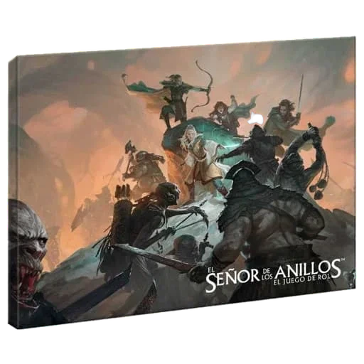 Caja del juego El Señor de los Anillos: Pantalla y suplemento de Rivendel