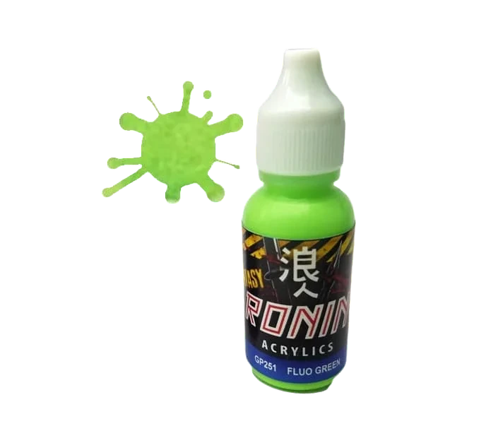 Caja del juego Pintura Acrílica "Fluo Green" GP251