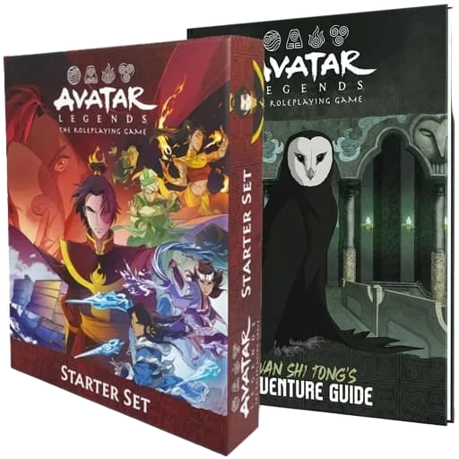Caja del juego Avatar Legends: Starter Set + Wan Shi Tong's Adventure