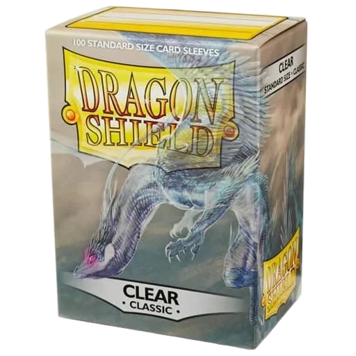 Caja del juego Standard Dragon Shield Clear Classic 63.5×88