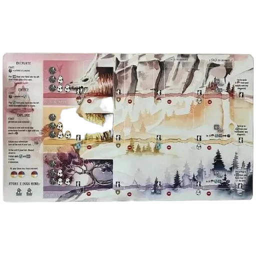 Caja del juego Wyrmspan: Natural Rubber Playmat