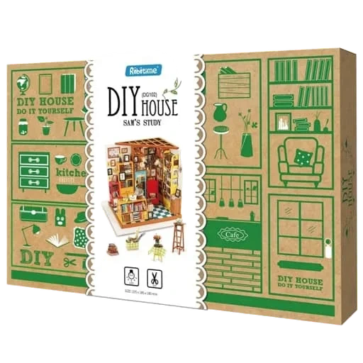 Caja del juego Rolife 3D Puzzle Creation Set: Sam’s Study
