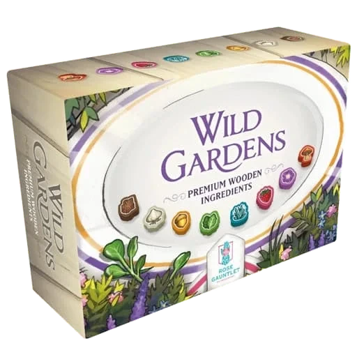 Caja del juego Wild Gardens Premium Wooden Ingredients Pack