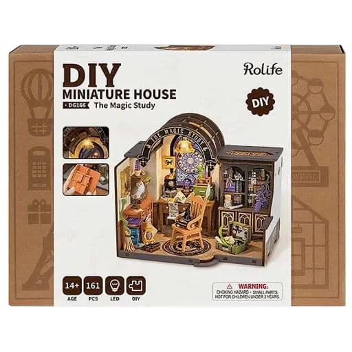 Caja del juego Rolife The Magic Study DIY Miniature House