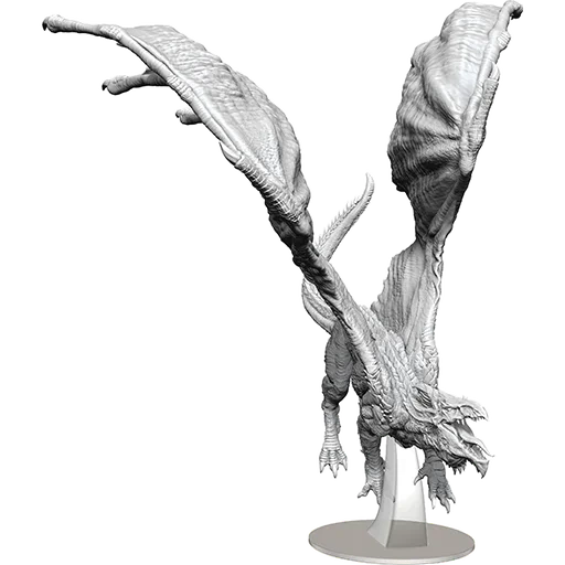 Caja del juego D&D Nolzur's Miniatures: W15 Adult White Dragon