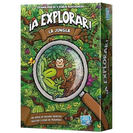 Caja del juego ¡A Explorar! La Jungla