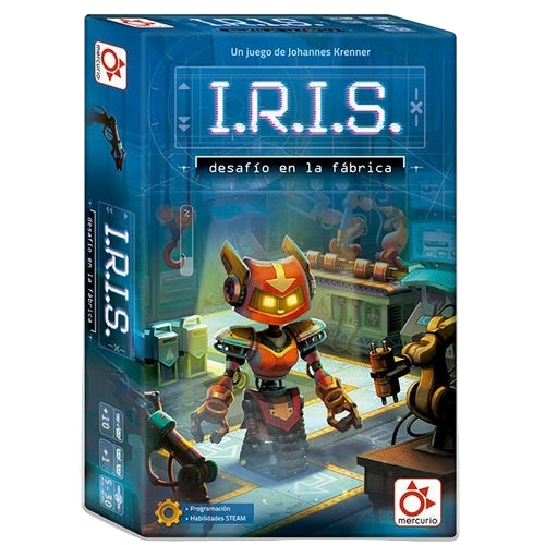 Caja del juego I.R.I.S. Desafío en la Fábrica