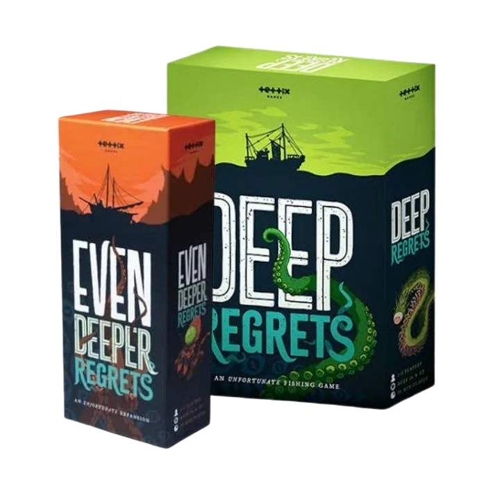 Caja del juego Deep Regrets + Even Deep - Kickstarter
