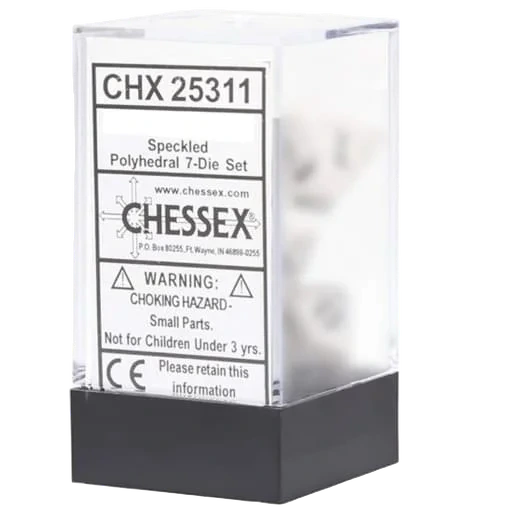 Caja del juego Set de Dados Chessex $200 (Color Surtido)