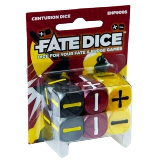 Caja del juego Fate Dice: Centurion