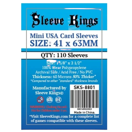 Caja del juego Mini USA Sleeve Kings 41×63