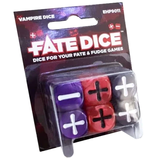 Caja del juego Fate Dice: Vampire