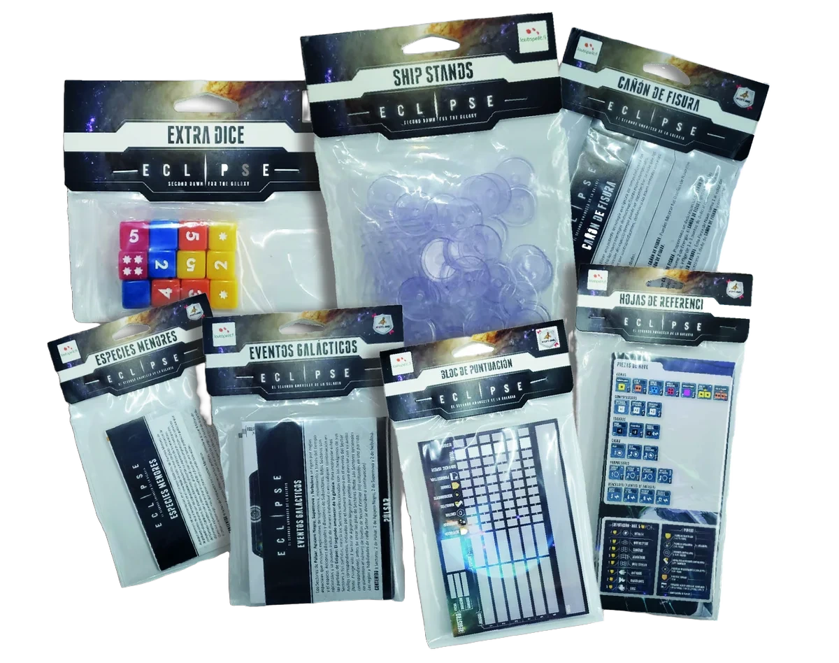 Caja del juego Eclipse El segundo amanecer de la galaxia: Pack de Extras Deluxe