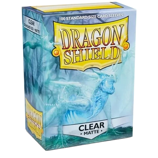 Caja del juego Standard Dragon Shield Clear Matte 63.5×88