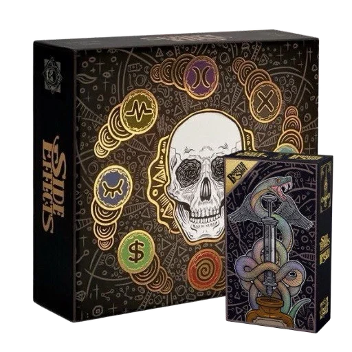 Caja del juego Side Effects + Booster Shot
