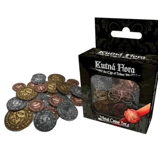 Caja del juego Kutna Hora: The City of Silver - Metal Coins Set