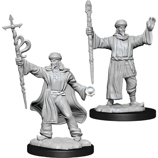 Caja del juego D&D Nolzur's Miniatures: W13 Human Wizard Male
