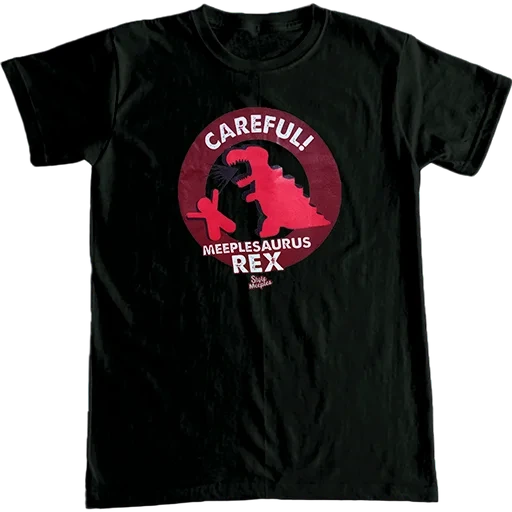 Caja del juego Playera Meeplesaurus Rex