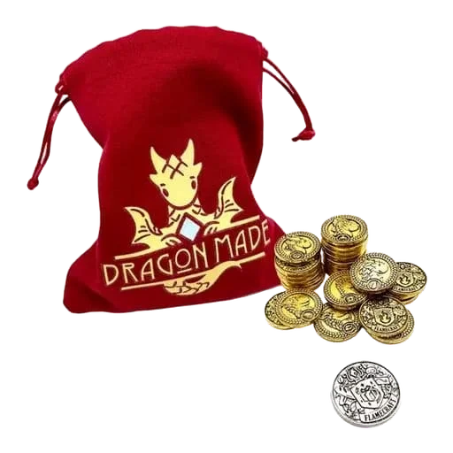 Caja del juego Flamecraft Metal Coins