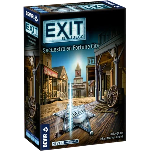 Caja del juego EXIT: El Juego – Secuestro en Fortune City