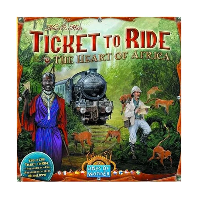 Caja del juego Ticket to Ride Map Collection 3: The Heart of Africa