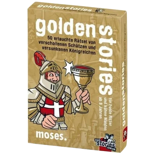 Caja del juego Black Stories Junior: Golden Stories