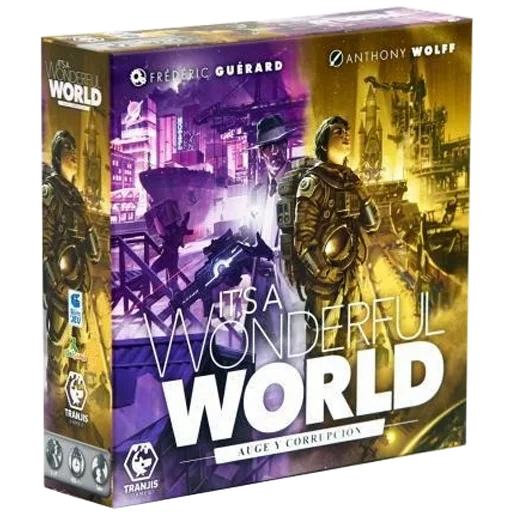 Caja del juego It's a Wonderful World: Auge y Corrupción