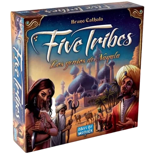 Caja del juego Five Tribes: Los genios de Naqala