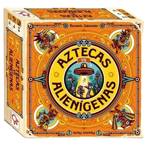 Caja del juego Aztecas vs. Alienigenas