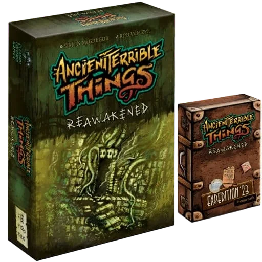 Caja del juego Ancient Terrible Things: Reawakened