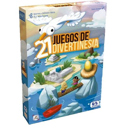 Caja del juego 21 Juegos de Divertinesia