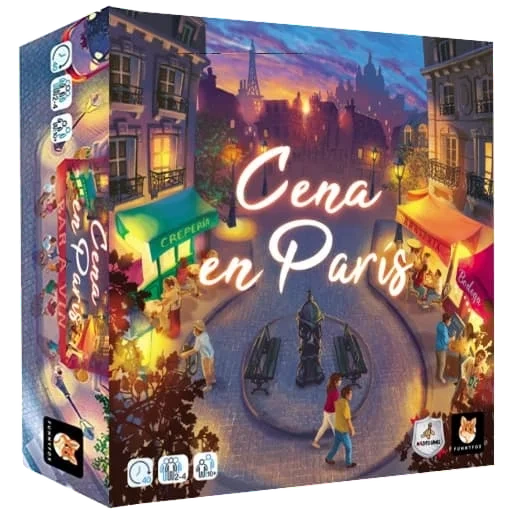 Caja del juego Cena en París