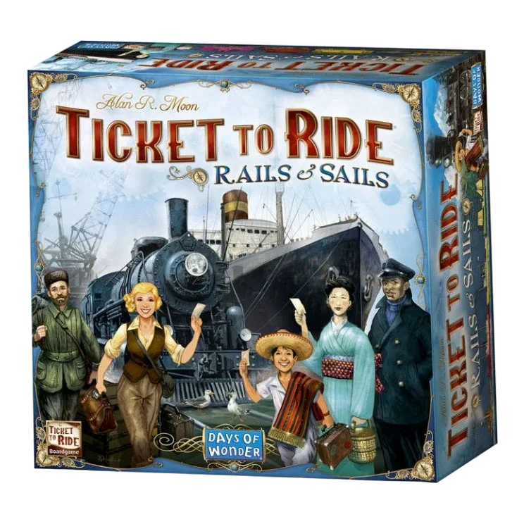 Caja del juego Ticket to Ride: Rails & Sails