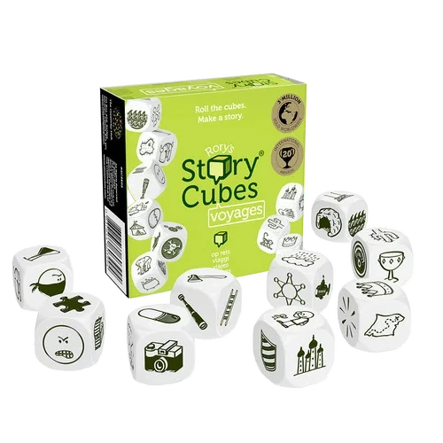 Caja del juego Rory's Story Cubes: Voyages
