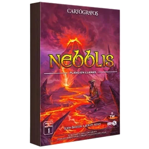 Caja del juego Cartographers: Map Pack 1 – Nebblis: Plane of Flame