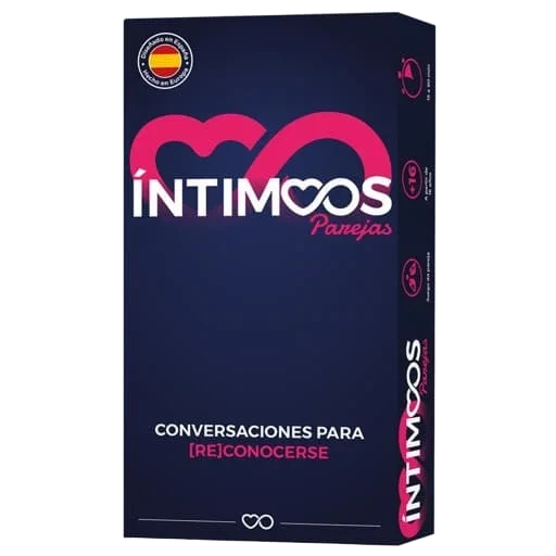 Caja del juego ÍNTIMOOS Parejas: Conversaciones para [re]conocerse