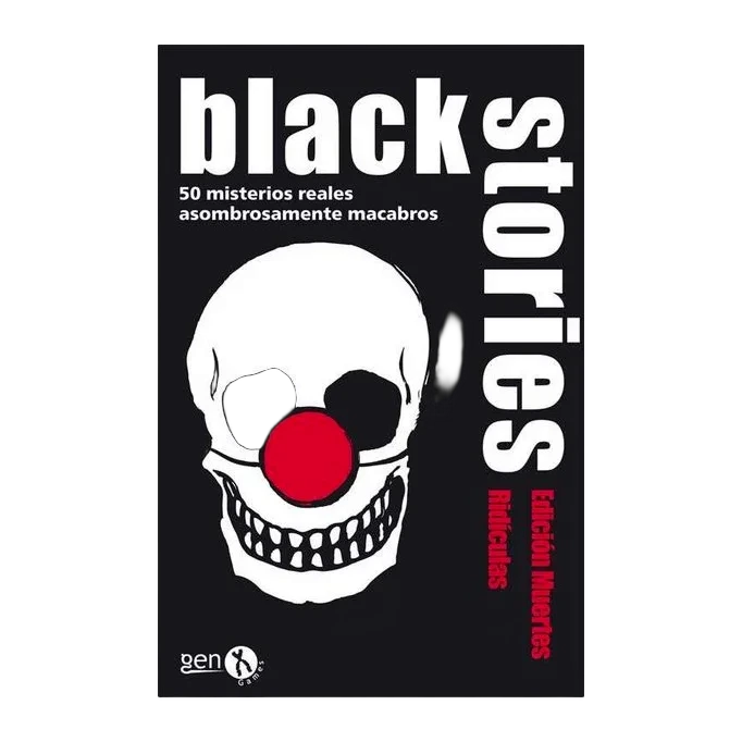 Caja del juego Black Stories: Muertes ridiculas