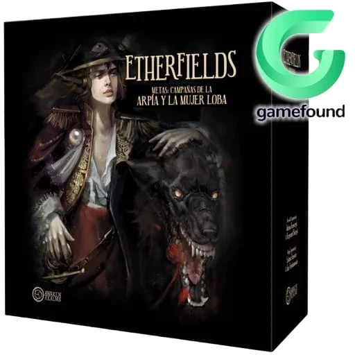 Caja del juego Etherfields: Metas – Campañas de la arpía y la mujer loba