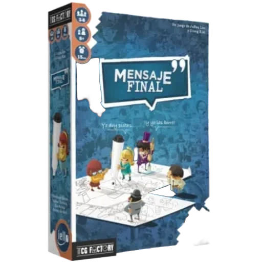 Caja del juego Mensaje final