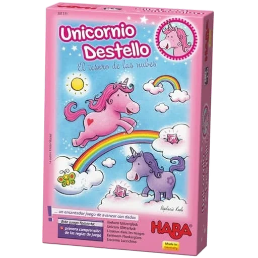 Caja del juego Unicorn Glitterluck: Cloud Crystals