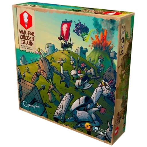 Caja del juego War For Chicken Island