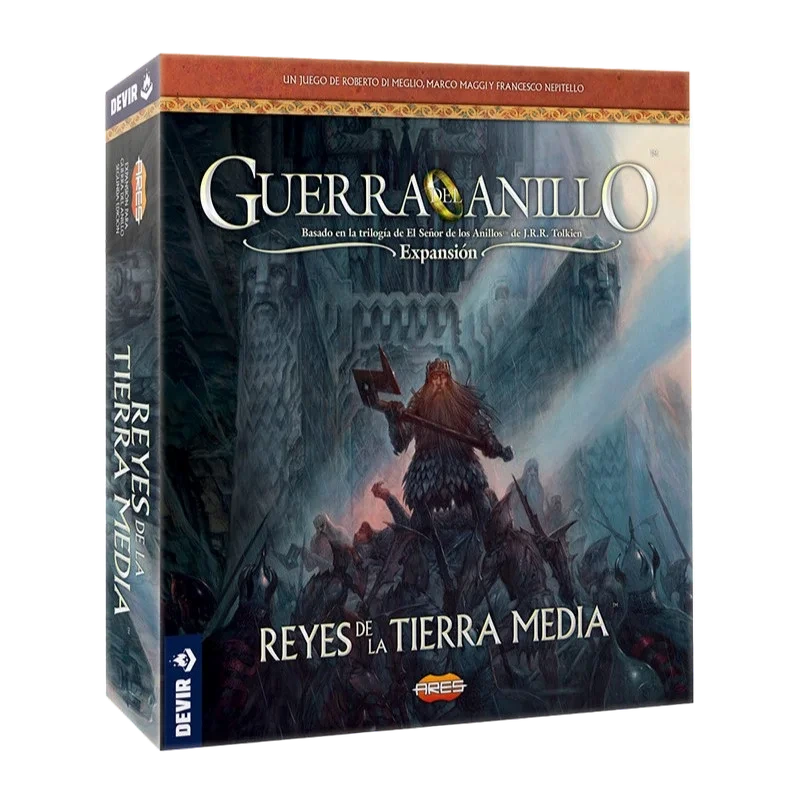 Caja del juego Guerra del Anillo: Reyes de la Tierra Media