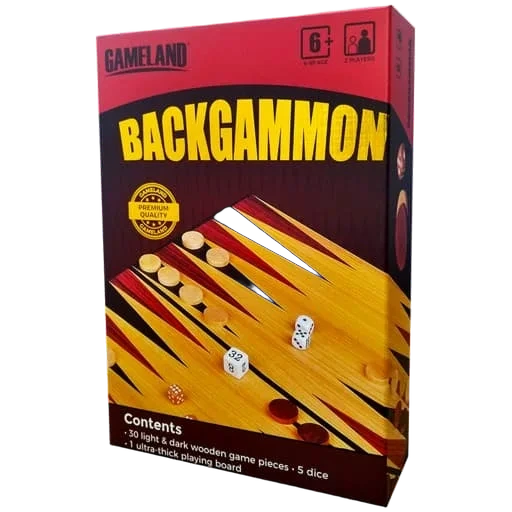 Caja del juego Backgammon