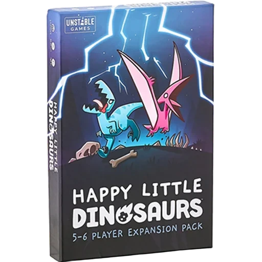 Caja del juego Happy Little Dinossurus: Expansión para 5-6 Dinosaurios