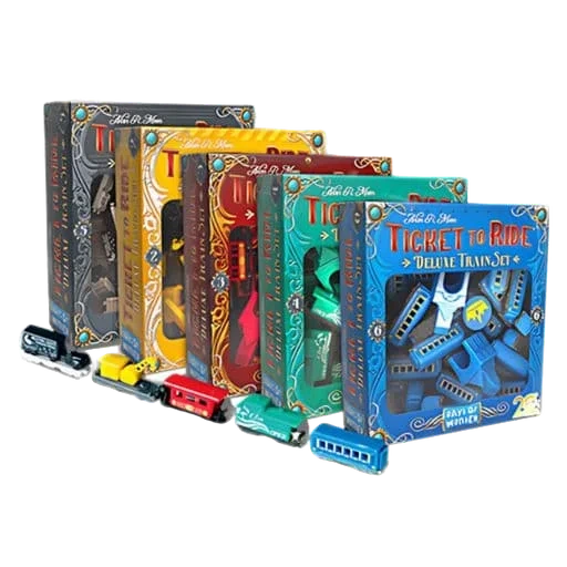Caja del juego Ticket To Ride Deluxe Train Set
